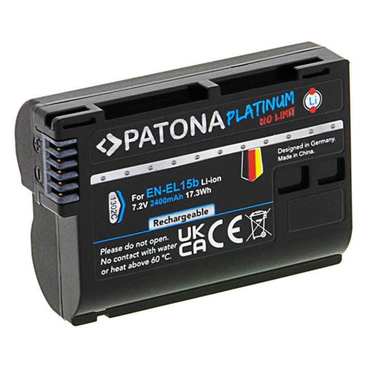 Patona PT1302 Battery Nikon EN-EL15B 2040mAh Li-Ion Platinum
