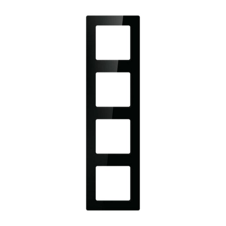 Avatto N-TS10-Frame-B4 Quadruple Switch Frame (Black)