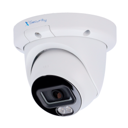 X-SECURITY XS-IPT744A-4U-DL-WIZ 4MP torņa IP kamera ar PoE, Wi-Fi, IP67, 50m IR, iebūvētu mikrofonu