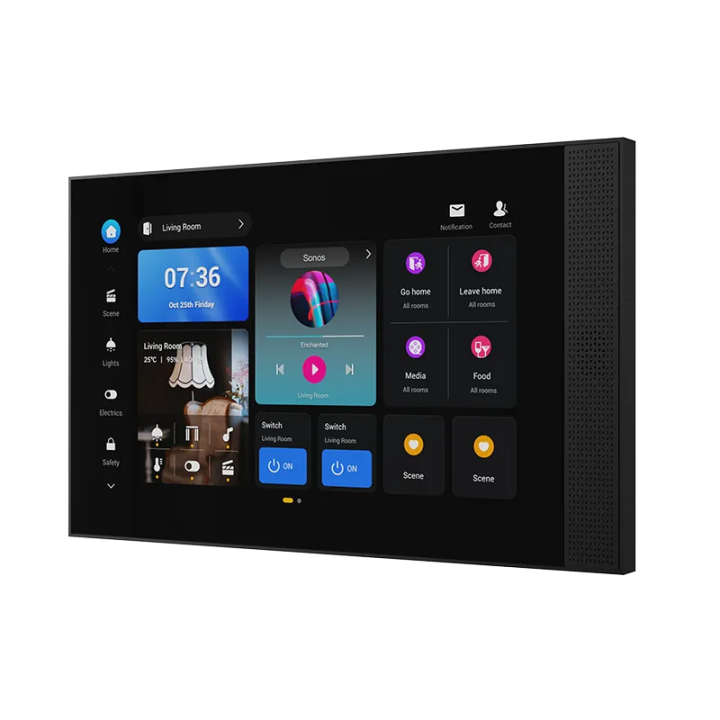 Akubela HyPanel PH59-POE Elite 10 PoE Smart Home Panel Black