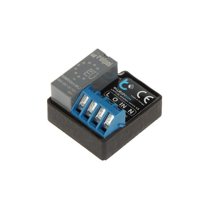BleBox SWITCHBOX-V3/BLEBOX Smart Wi-Fi Wall Switch, 230 V AC