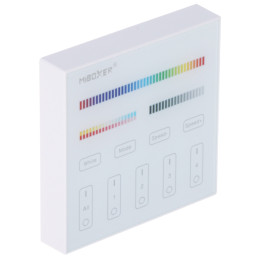 MiBOXER B4 Sienas skārienpanela tālvadības pults LED apgaismojumam 2.4 GHz RF Mono CCT RGB RGBW RGBCCT
