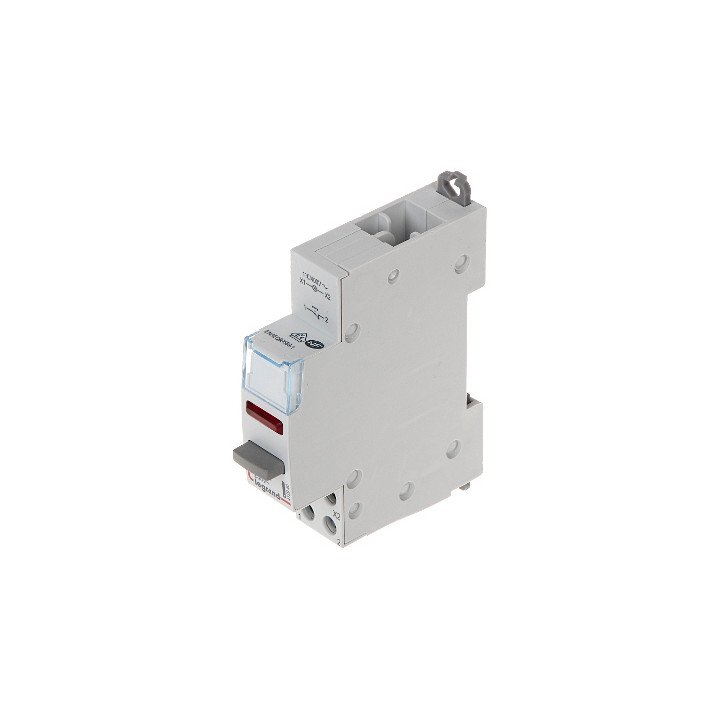 LEGRAND LE-412940 Single Momentary Switch with Indicator Light, 1x NC, 20 A