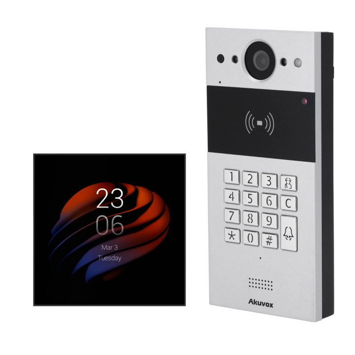 AKUBELA AK-KIT-R20KPS51 IP Intercom Kit with Wi-Fi, Zigbee, PoE