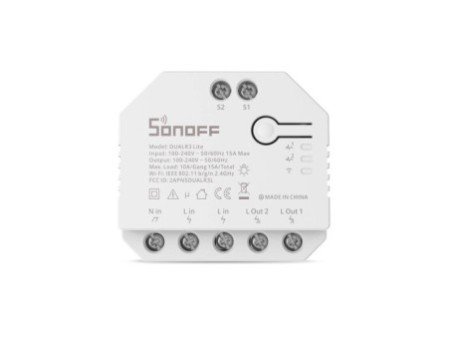 Viedais Wi-Fi slēdzis WiFi Sonoff Dual R3 Lite