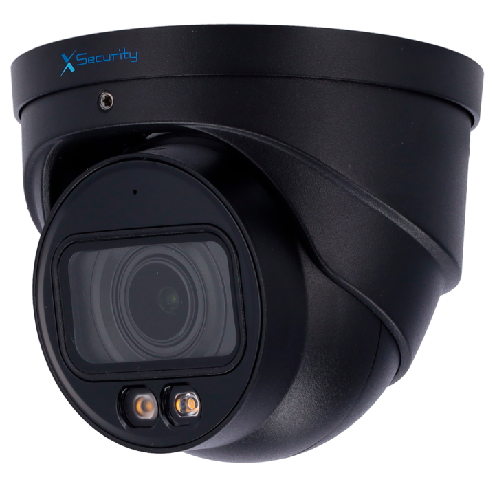 X-SECURITY XS-IPT990ZA-4P-DL-WIZ-BLACK 4MP bokštinė IP