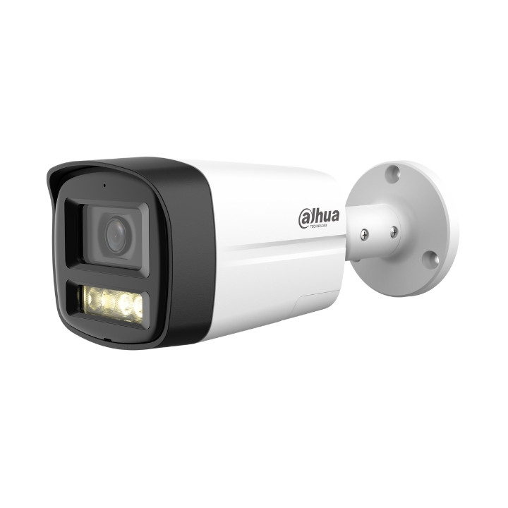DAHUA HAC-HFW1500TLM-IL-T-0360B-DIP 5MP išmanioji dviguba šviesos kulka kamera, 3,6 mm fiksuotas objektyvas, H.265, IP67 lauke