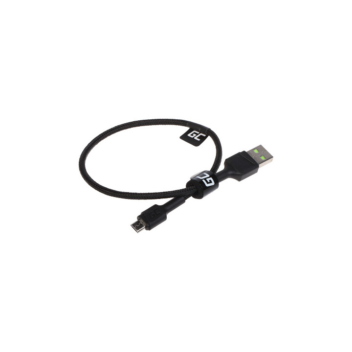 KAABEL KABGC23 USB-A/USB-MICRO PowerStream 0,3 m Green Cell