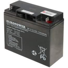 Europower 12V 17Ah Sealed Lead Acid Battery (EP)