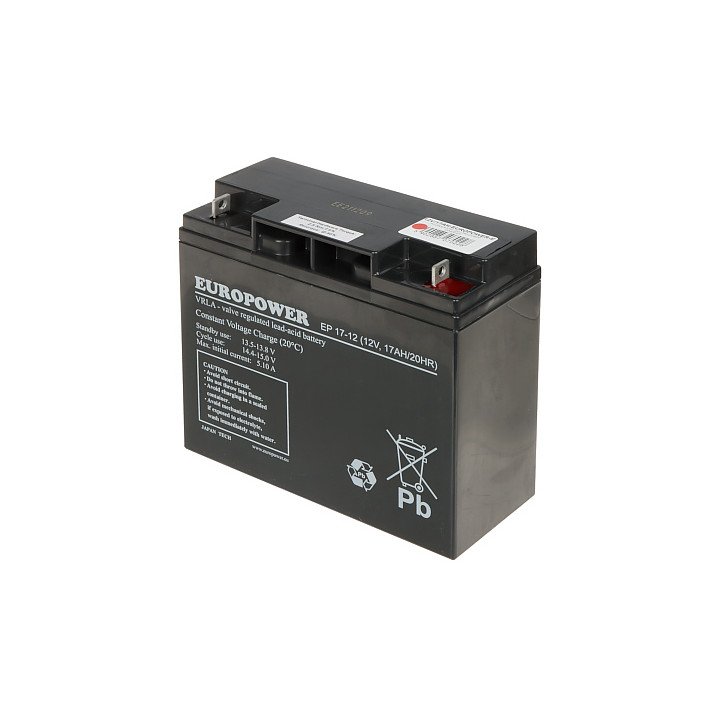 Europower 12V 17Ah Sealed Lead Acid Battery (EP)