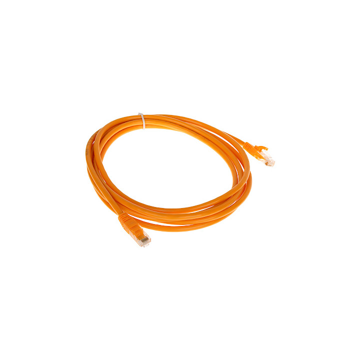 Patchcord RJ45 Cat6 3m Orange