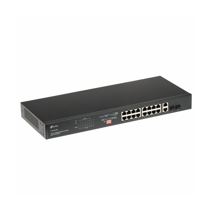 TP-LINK TL-SG1218MP 18-Port Gigabit PoE+ Switch with 2 SFP Slots