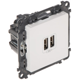 LATAUSpistoke LE-753112 Valena Life 2 USB-PORTTIA 2.4A/5V LEGRAND