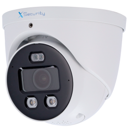 X-SECURITY XS-IPT982CA-8U-WIZCOLOR-TIOC 8MP 4K Turret IP-kamera PoE:llä, Wi-Fi, IP67, 30m IR, 2,8mm linssi, sisäänrakennettu mik