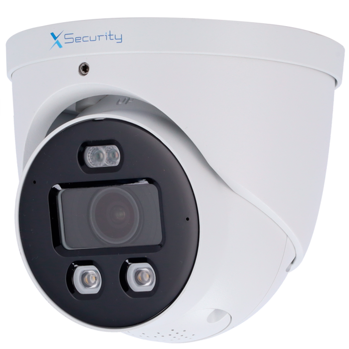 X-SECURITY XS-IPT982CA-8U-WIZCOLOR-TIOC 8MP 4K Turret IP-kaamera PoE, Wi-Fi, IP67, 30m IR, 2,8mm objektiiv, sisseehitatud mikrof