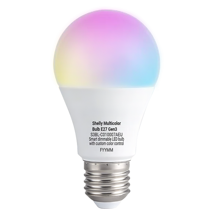SHELLY SH-RGB-BULB-E27-GEN3 Smart RGB LED Bulb E27