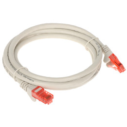 Lanberg RJ45 Patch Cable 1.5m Grey (RJ45/6/1.5-GREY)