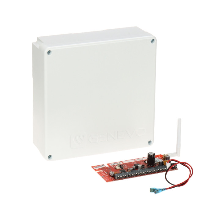 GENEVO PRIMA16LTE-BOX 16 zonų LTE signalizacijos valdymo pultas su korinio ryšio atsargine kopija