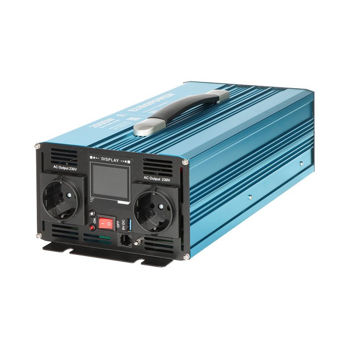 EUROPOWER INV/12/2000/PS/S/B 2000W 12V Pure Sine Wave Inverter with Bluetooth