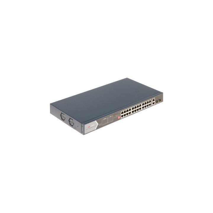 Hikvision DS-3E0528HP-E 24-Port PoE+ Switch with 4 SFP Uplink