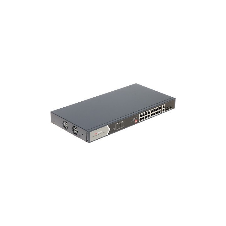 Hikvision DS-3E0520HP-E 16-Port PoE+ Switch with 2 SFP Slots