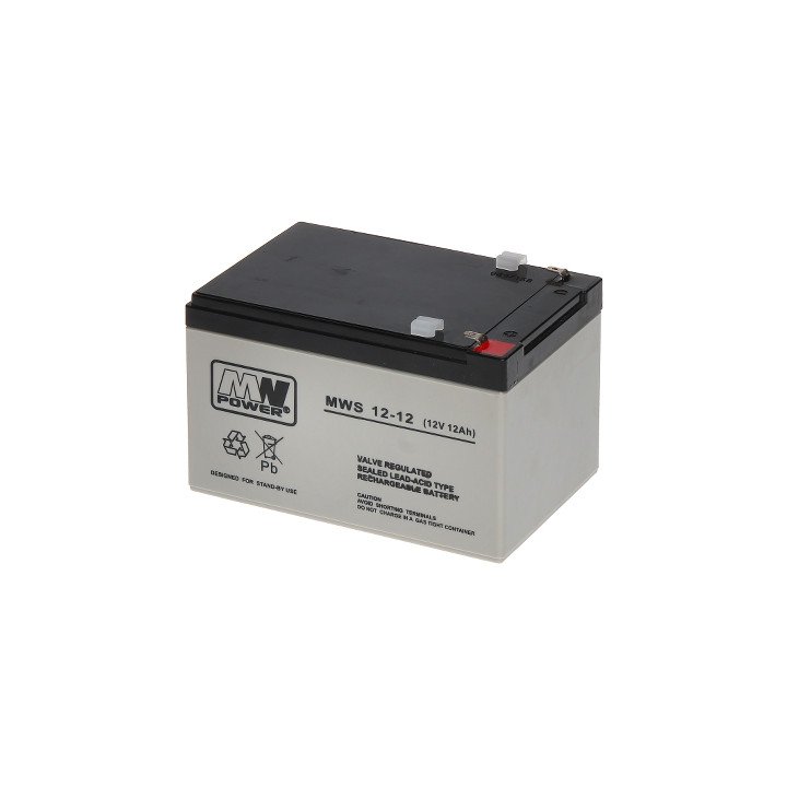 12V 12Ah Sealed Lead Acid Battery (12V/12AH-MWS)