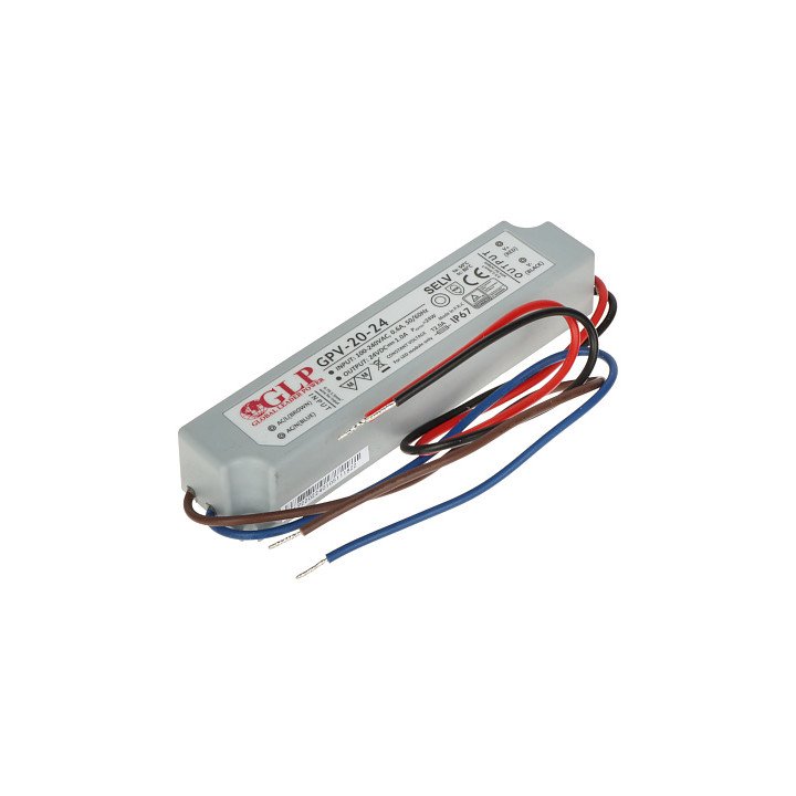 24V/1A/GPV Power Supply 24W IP67