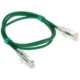 Patch Cord RJ45 Cat6 1.0m Green - Thin