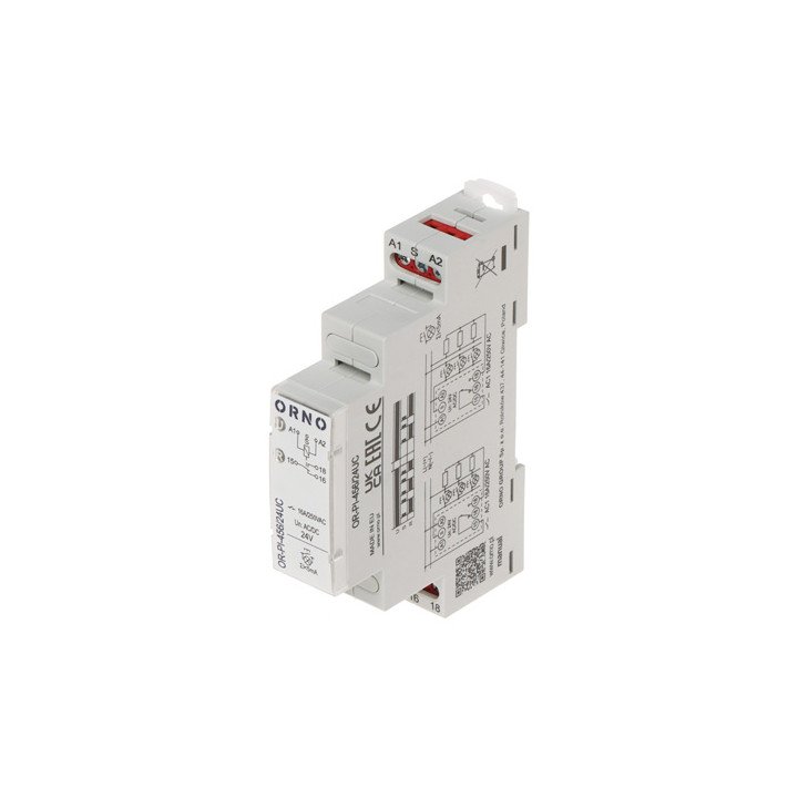 ORNO OR-PI-456/24UC Modular Contactor