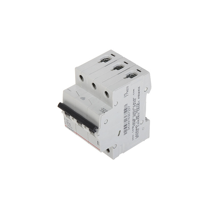 LEGRAND LE-419169 16A 3-Pole B Curve Miniature Circuit Breaker (MCB)