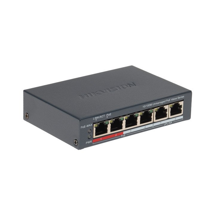 Hikvision DS-3E0106P-E/M(B) 6-Port PoE Switch