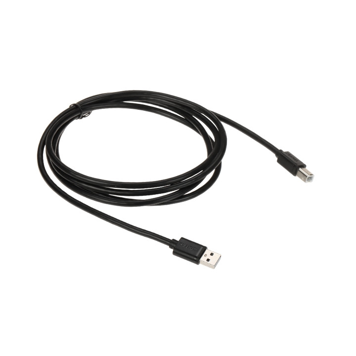UNITEK Y-C4001GBK USB-A–USB-B kaabel 2 m must printeri/skanneri jaoks