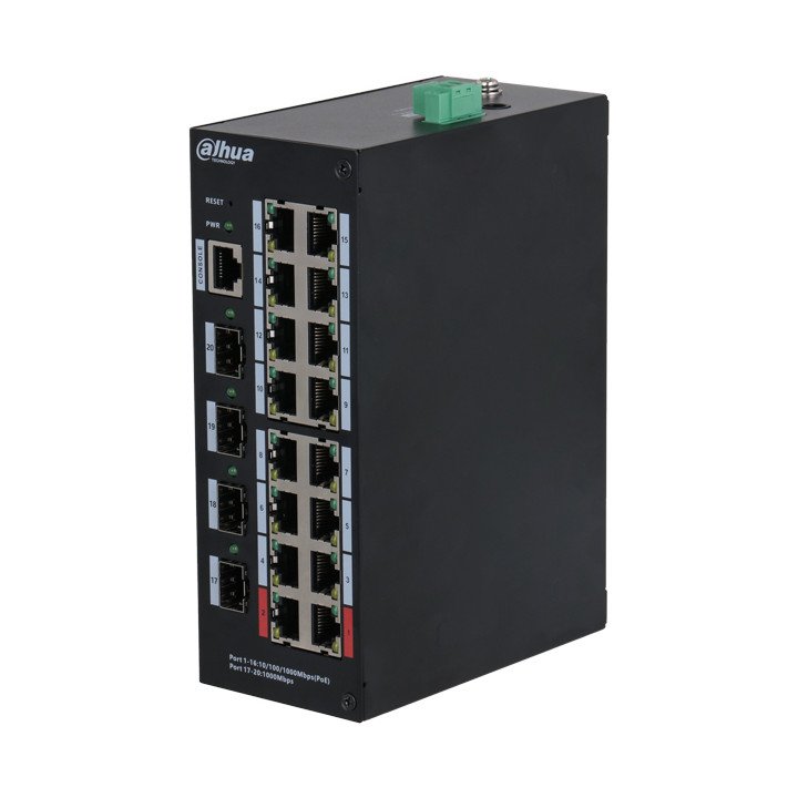 DAHUA HS4420-16GT-190 16-Port PoE Switch + 4 SFP