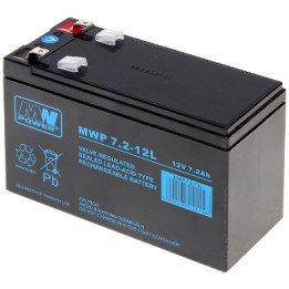 MWP 12V/7.2AH-MWP 12V 7.2Ah Sealed Lead Acid Battery