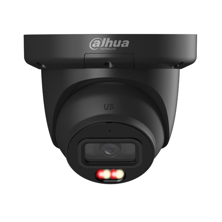 DAHUA IPC-HDW3649QM-S-IL-0280B-BLACK WizSense Smart Dual Light IP Camera, 6 MP, 2.8 mm