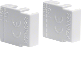 Hager KZN023 End Cap for KDN Busbars 2P/3P