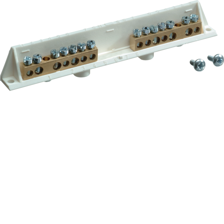 Hager VZ723 Carrier, Vector, with PE/N-terminal, 6M