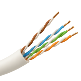 SAFIRE UTP5E-305-OUTDOOR-BC-WHITE Cat5e UTP-ulkoverkkokaapeli 305 m kela valkoinen