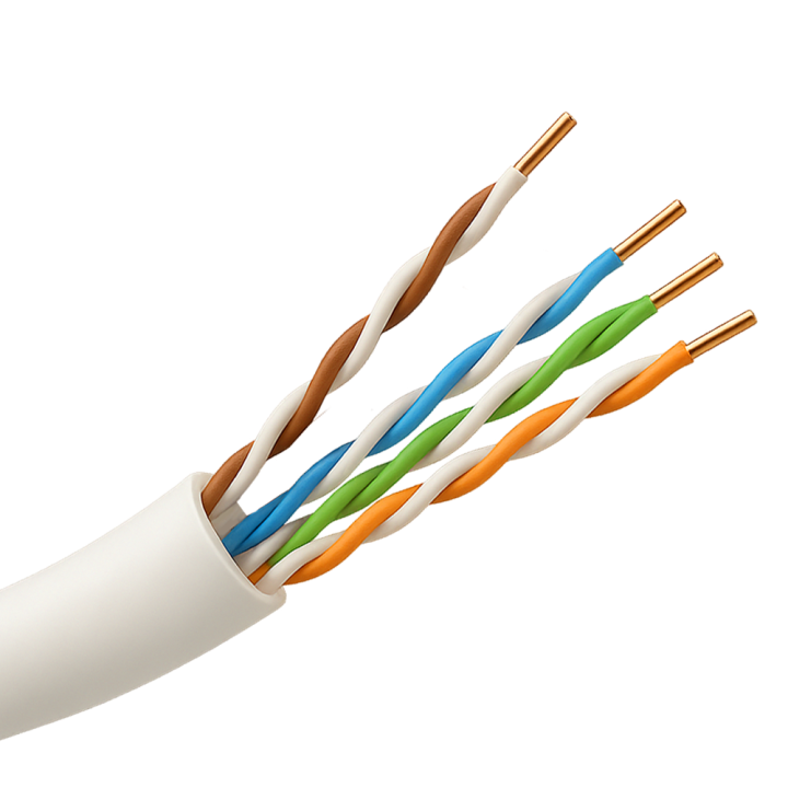 SAFIRE UTP5E-305-OUTDOOR-BC-WHITE Cat5e UTP-ulkoverkkokaapeli 305 m kela valkoinen