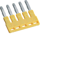 Hager KWJ02D5 Insulated Jumper 2.5mm² 5-Way Distribution Block