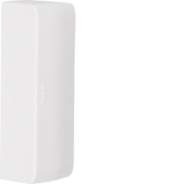 Hager ATA207569016 Päätykansi ATEHA Trunkingille, 20x75mm, Traffic White