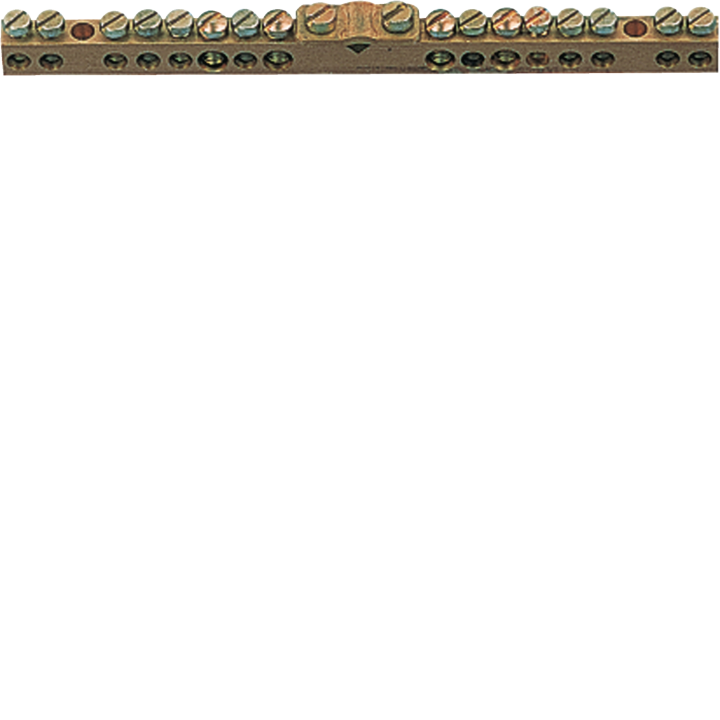 Hager K156 Brass Distribution Block 1x25-4x16-12x10mm²