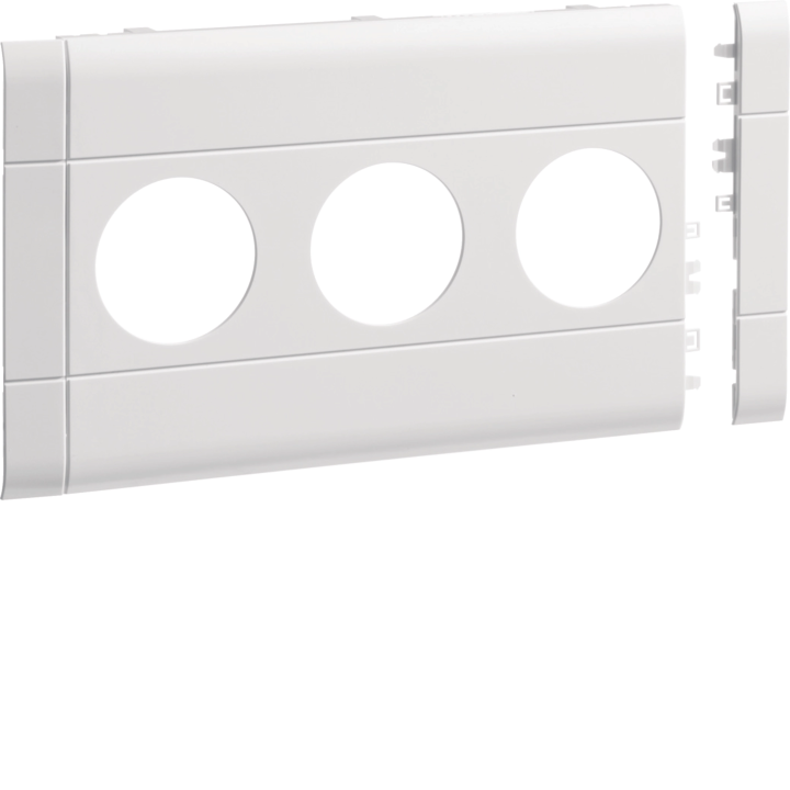 Hager GB120309016 esiplaat 3-osalise pesa jaoks BRA/H/S 120, liiklusvalge