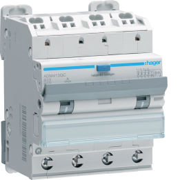 Hager ADM413C RCBO 4P 6kA B-13A 30mA Type A