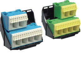 Hager FZ384 Carrier with 2x28 PE/N Terminals, QS