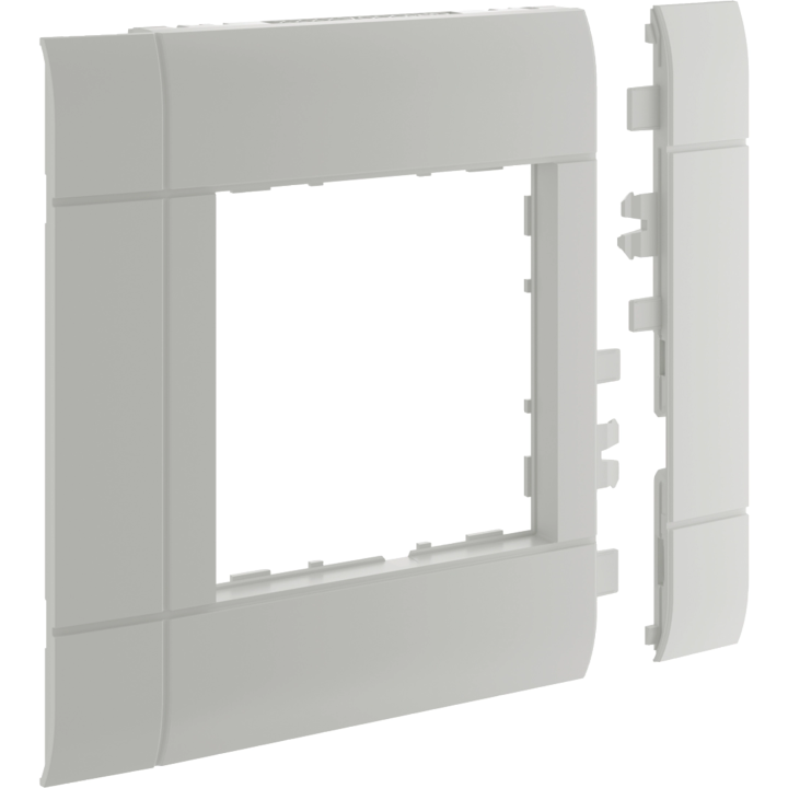 Hager GR1000A7035 esiplaat 55 mod. 100 mm helehall