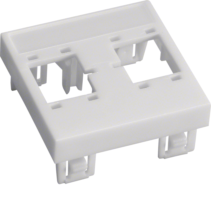 Кронштейн Hager GBVDR45 45x45мм, 2xRJ45, R&M PA