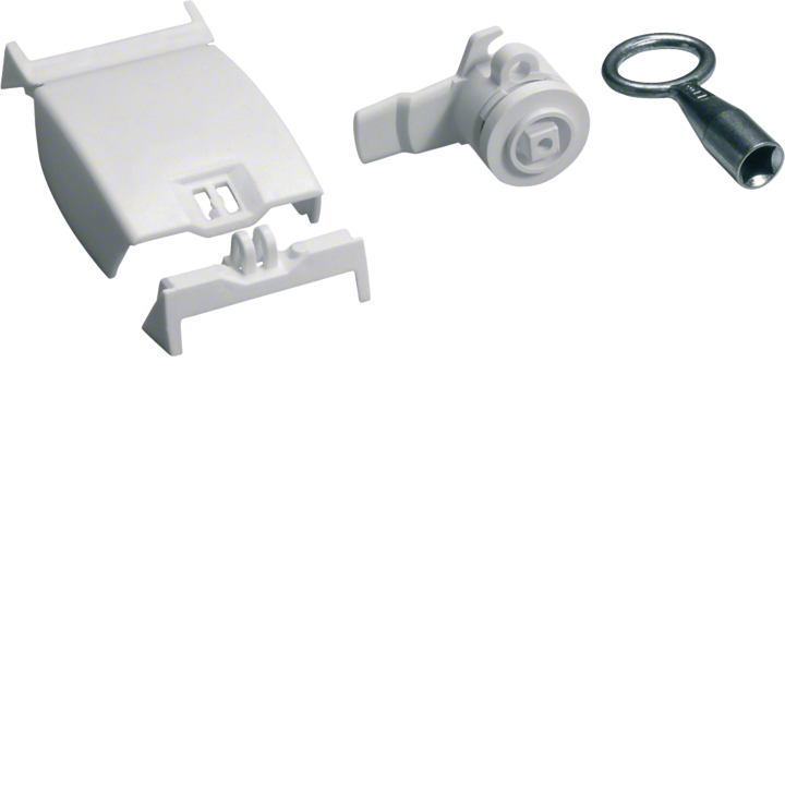 Hager FZ821N Universal Lock with Seal Cover, Square 8mm, IP44