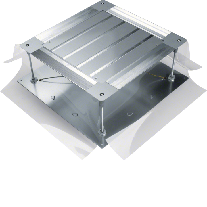 Hager UDB2165215 grindų dėžė su grindų plokšte, 2 dydis 165-215 mm
