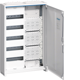 Hager FWB52K1 Universal Distribution Board Enclosure, 60 Modules + Media